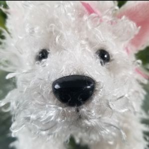 Ganz plush white terrier
